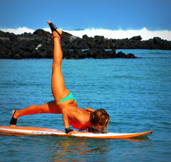 Paddleboarding and YogaPaws