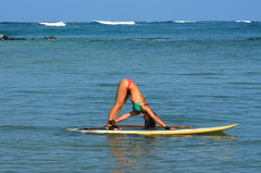 Paddleboarding and YogaPaws