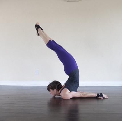 How to Inverted Locust Pose