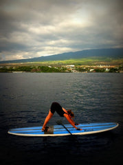 Paddleboarding and YogaPaws