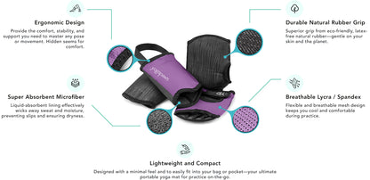 YogaPaws Full Set - Yoga Socks &amp; Gloves